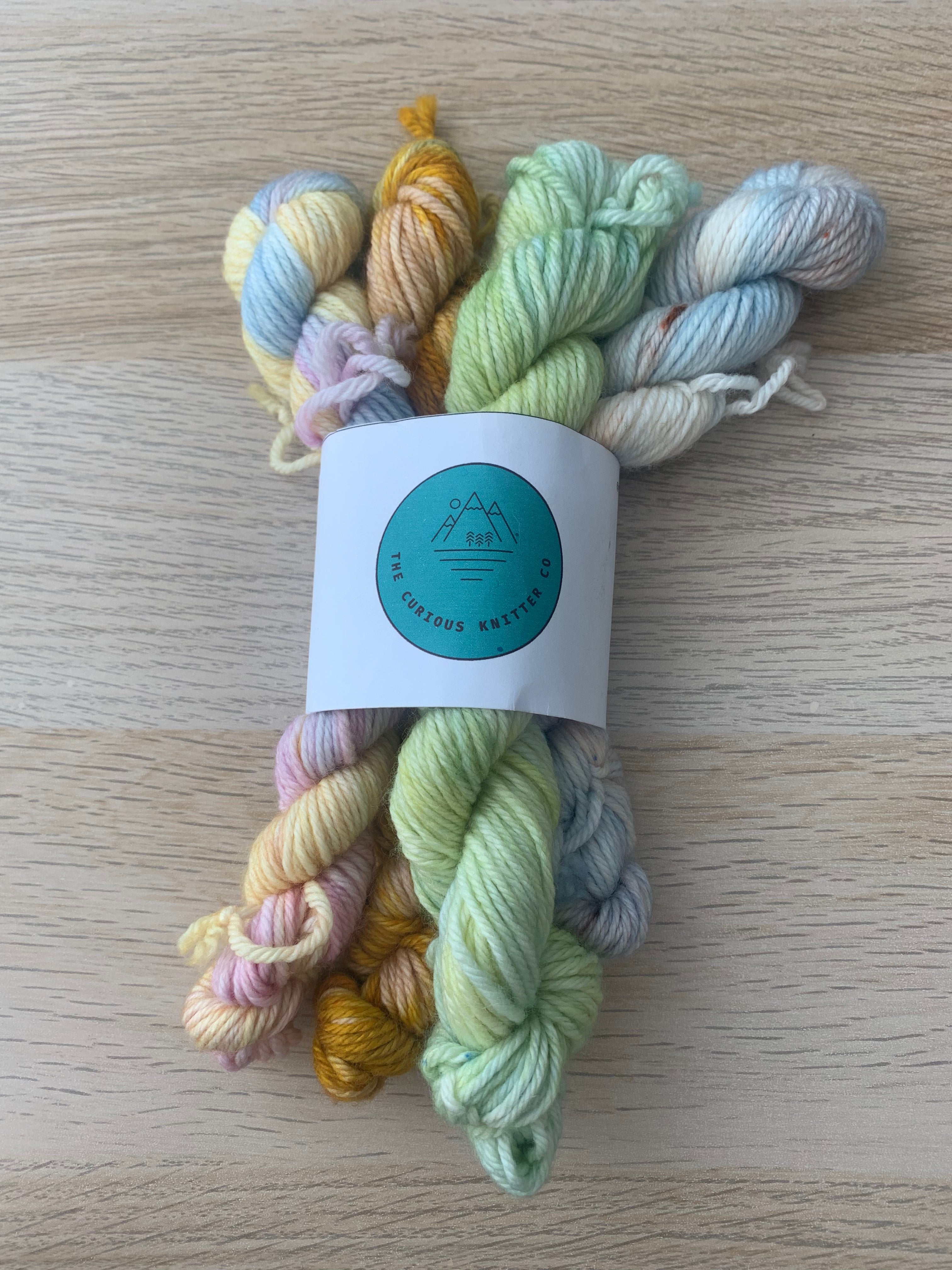 Mini sets - Nepal set of 4 minis. 4ply and DK