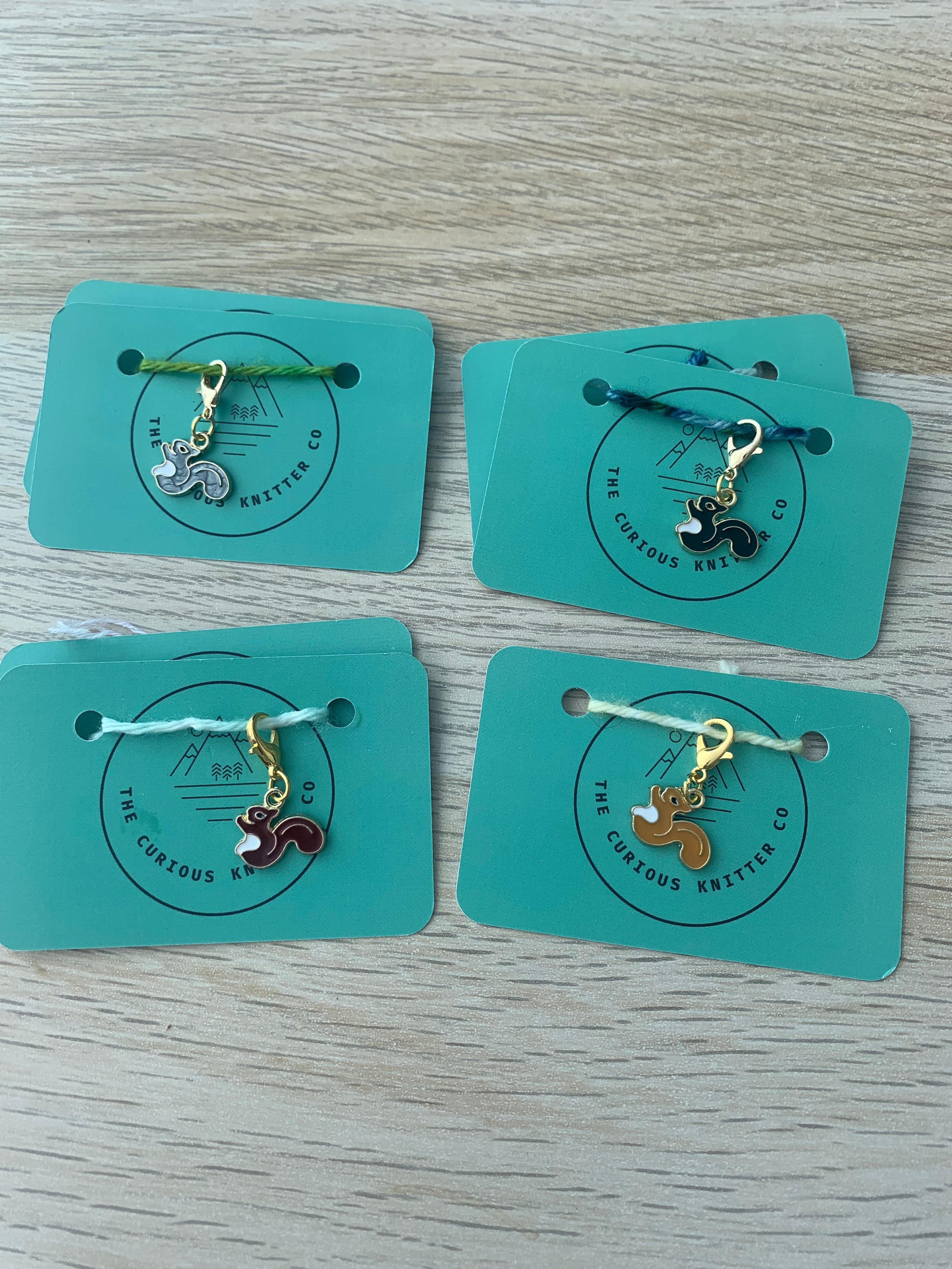Stitch Markers - Squirrel