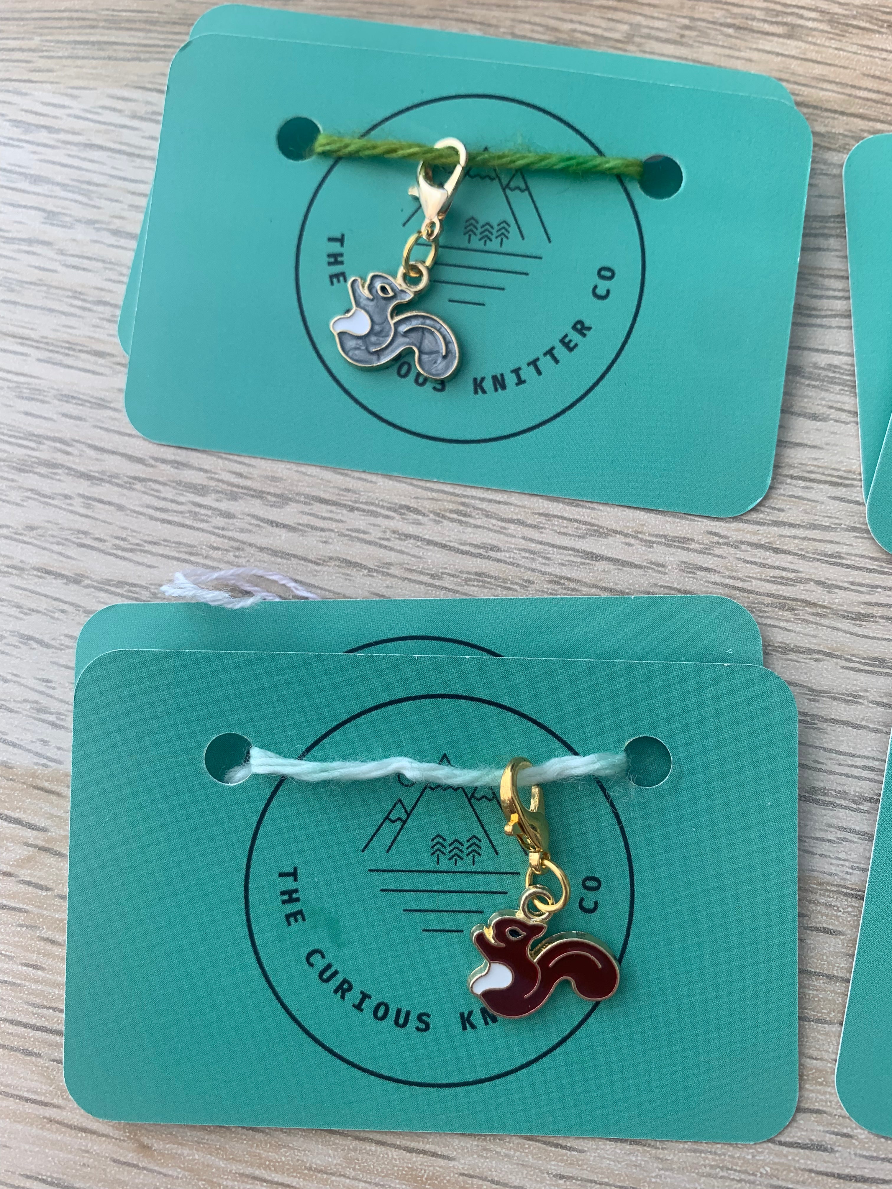 Stitch Markers - Squirrel