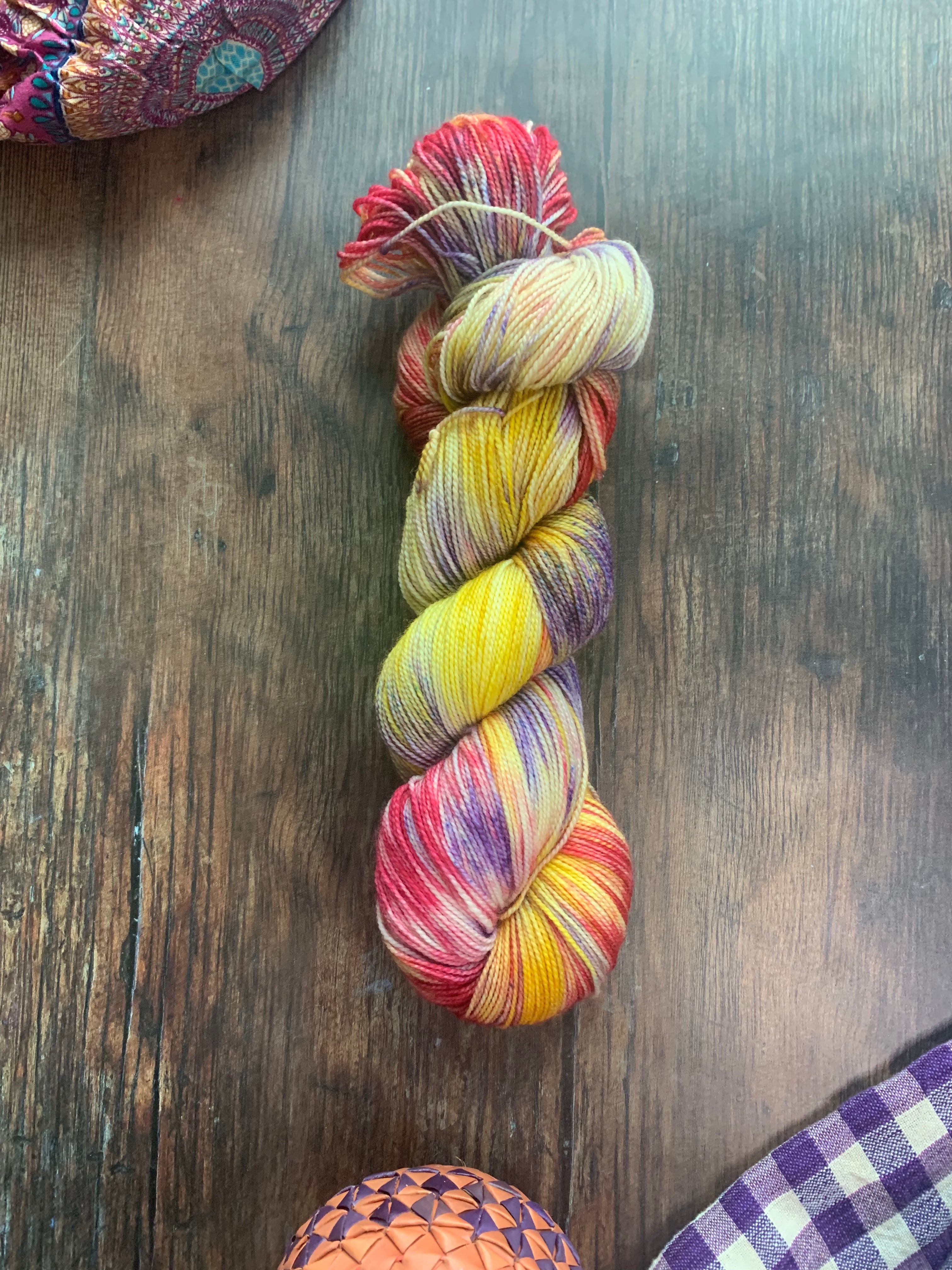 Warm Sunset |DK and  Sock Yarn - 100g